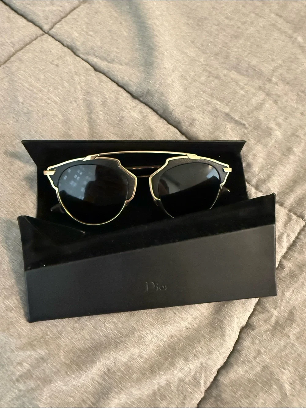 Dior “So Real” sunglasses with case